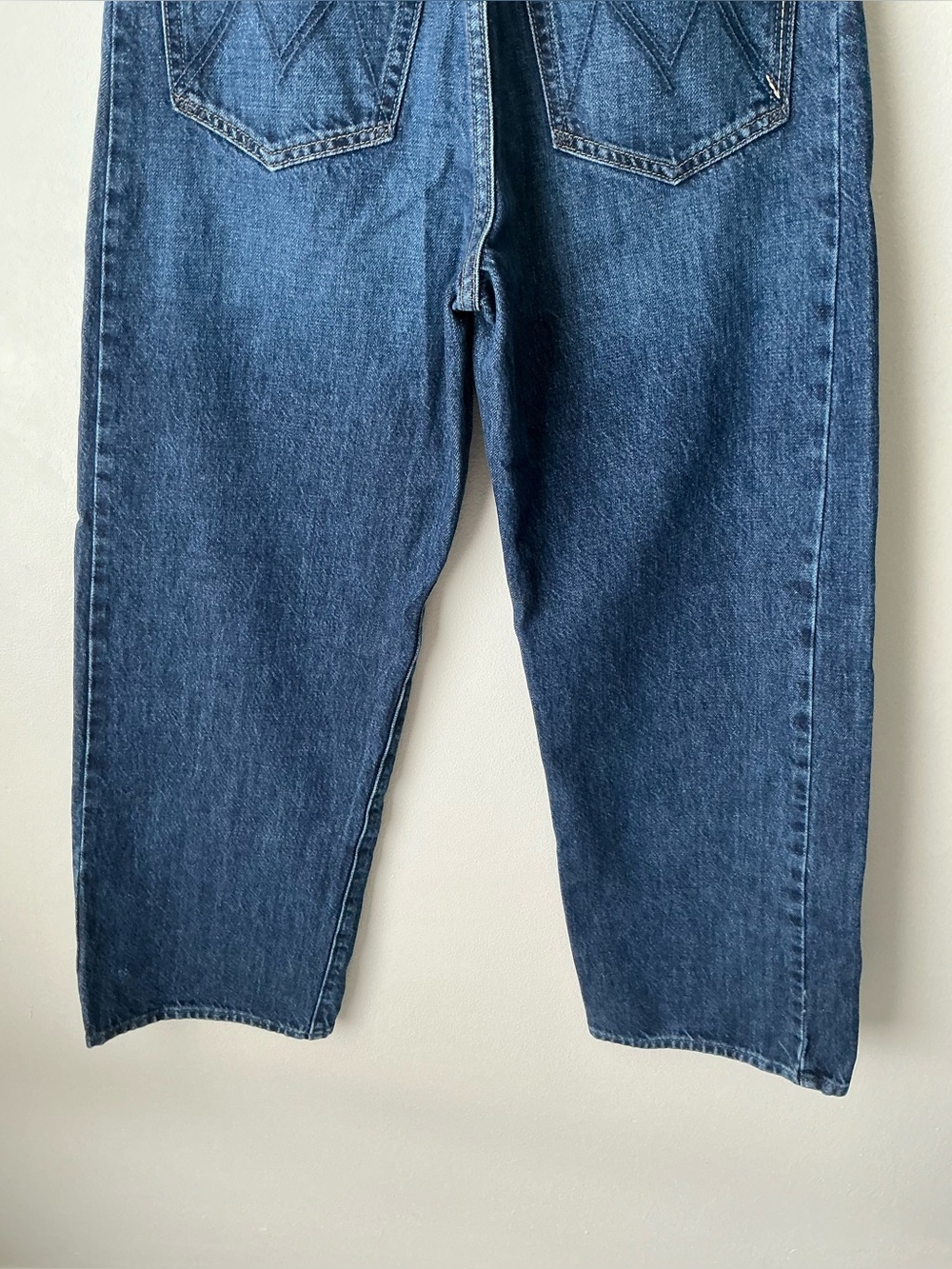 MOTHER SUPERIOR Jeans Half-Pipe Ankle Did You Brung Me Anything? Blue Size 23 - Picture 7 of 15